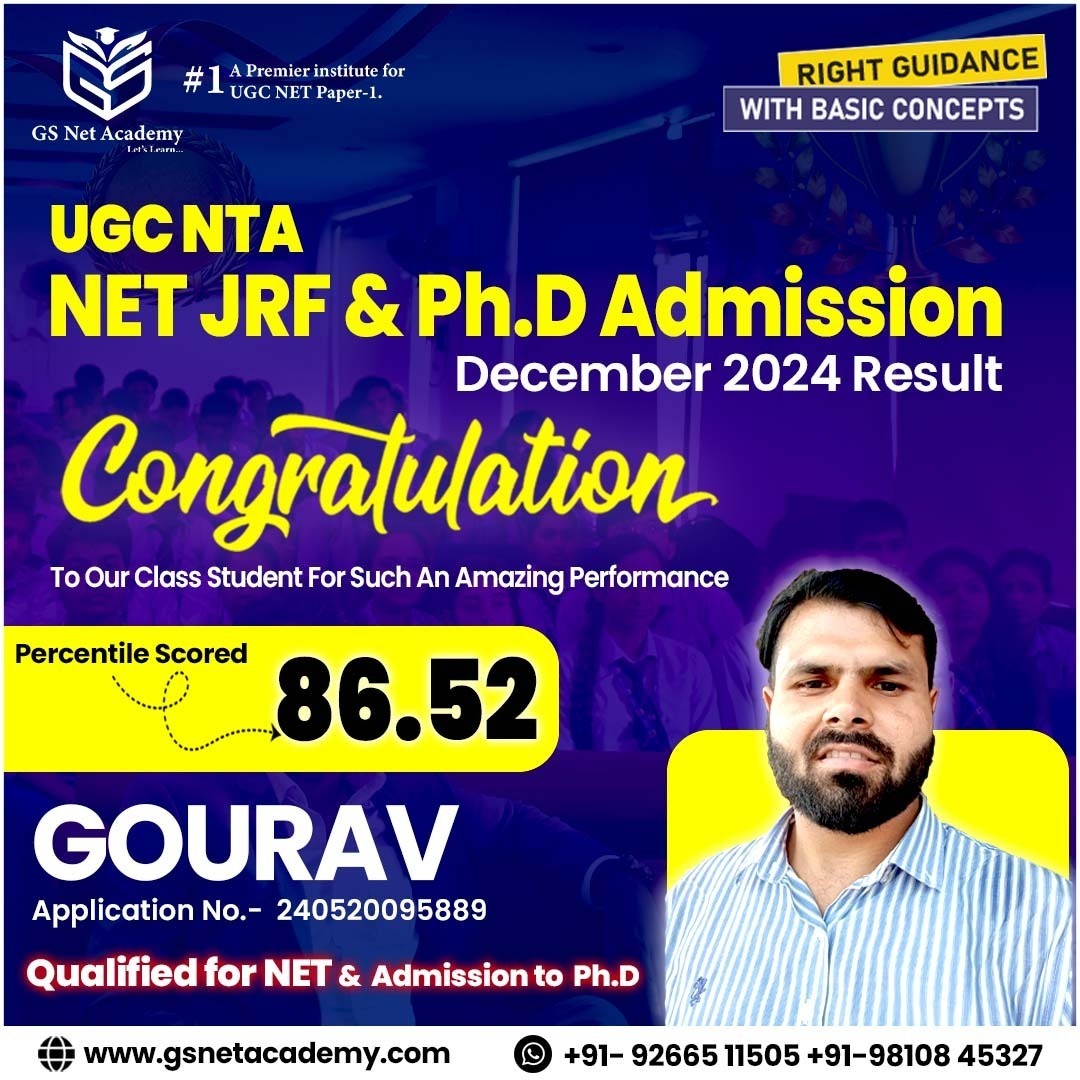 GS Net Academy result