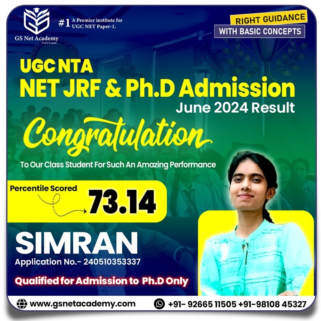 GS Net Academy result