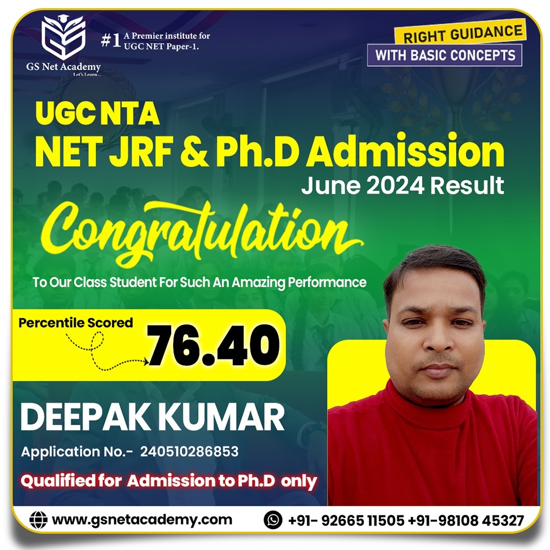 GS Net Academy result
